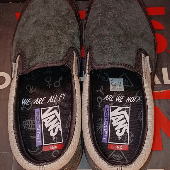 Vans x Cult BMX  Men\'s 7/Women\'s 8.5 Slip On Black/Gray VN0A5JISN42 main image 6